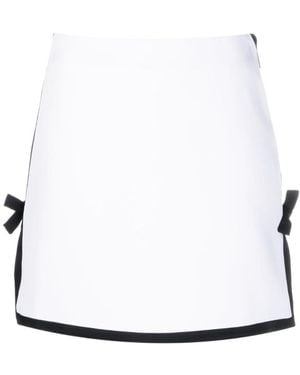 MSGM Slit Skirt - White