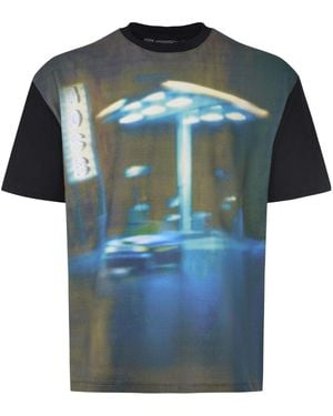 ANDERSSON BELL Graphic Print T-Shirt - Blue