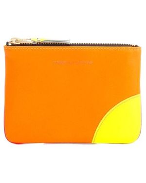 Comme des Garçons Logo Wallet - Orange