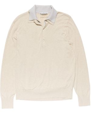 Acne Studios Long-Sleeved Layered Jumper - White