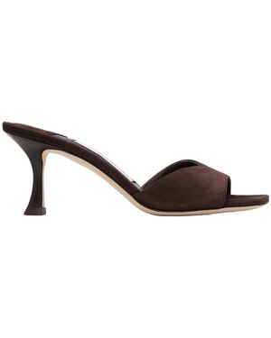 Jimmy Choo Skye 70 High-Heeled Sandals - Brown
