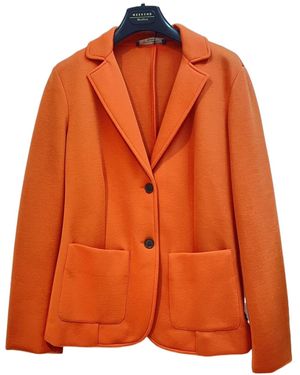 Weekend by Maxmara Long-Sleeved Suit Coat - Orange