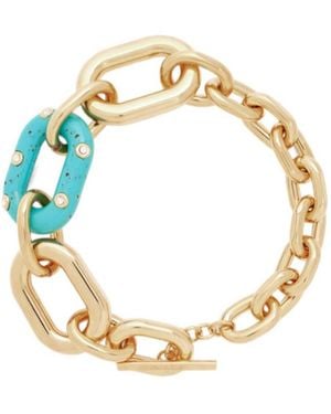 Rabanne Xl-Link Polished Chocker Necklace - Metallic