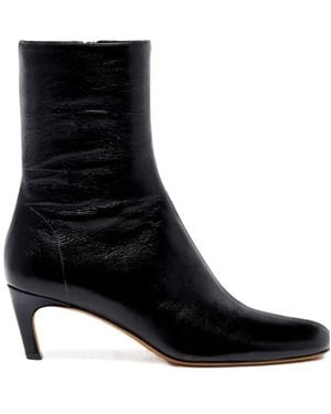Proenza Schouler Uma Leather Ankle Boots - Black