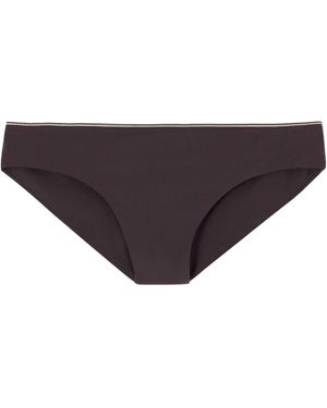 Brunello Cucinelli Triangle Bikini Briefs - Black