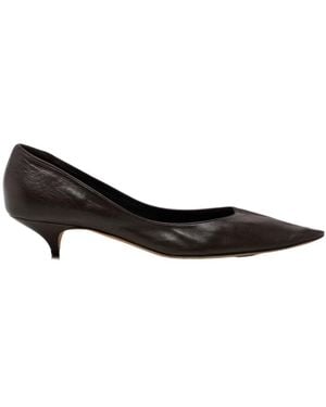The Row Liisa Three High Heels - Black