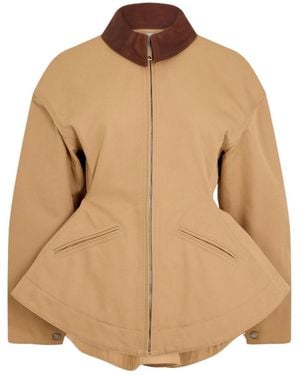 McQueen Oversized Jacket - Natural
