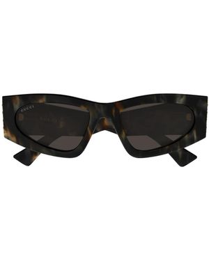 Gucci Eyewear Cat-Eye Frame Sunglasses - Black
