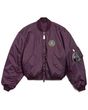 Balenciaga Bomber Jacket Large Fit - Purple