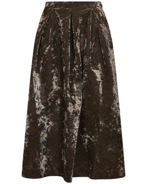 Uma Wang Pleated Skirt - Multicolor