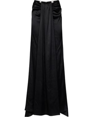GIUSEPPE DI MORABITO Draped Asymmetric Skirt - Black