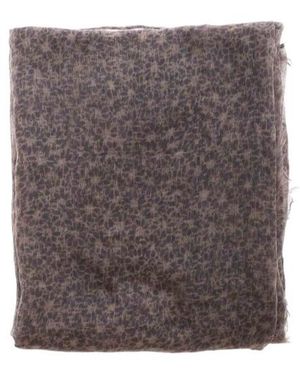 Brunello Cucinelli Patterned Scarf - Grey
