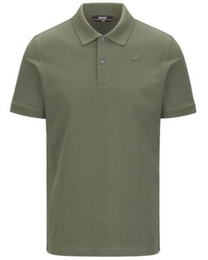 K-Way Amedee Stretch Pique Polo Shirt - Green