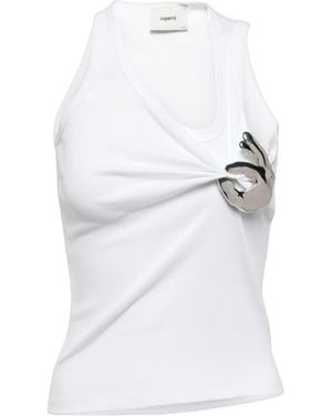 Coperni Emoji-Decorated Vest - White