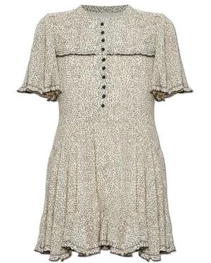 Isabel Marant Short-Sleeved Dress - White