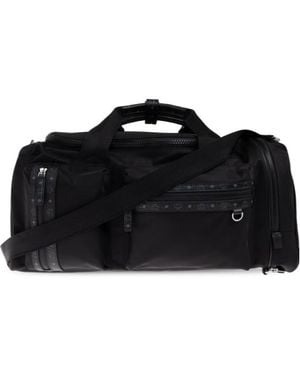 MCM Zipper Travel Bag - Black