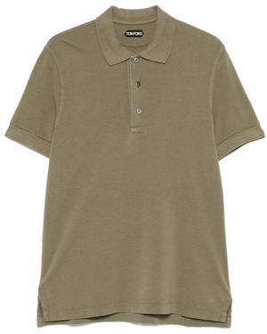 Tom Ford Short-Sleeved Polo Shirt - Green