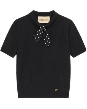 Valentino Knit Top - Black