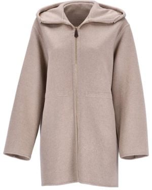 Loro Piana Hooded Coat - Brown