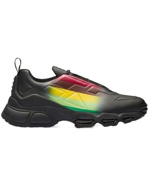 Prada Collision Cross Trainers - Green