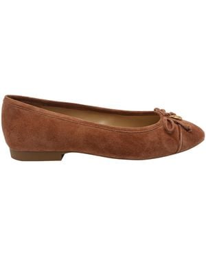 MICHAEL Michael Kors Round-Toed Ballet Shoes - Brown