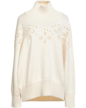 Chloé Solid Turtleneck Jumper - White