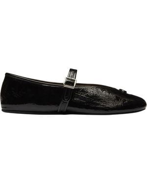 COACH Sculpted C Ballet Flats - Black