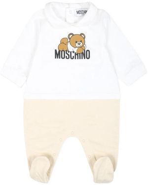 Moschino Long-Sleeved Jumpsuit - White
