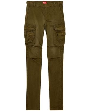 DIESEL P-Argym-New-A Faded Cargo Pants - Green