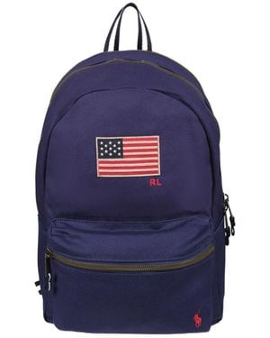 Ralph Lauren Logo Backpack - Blue