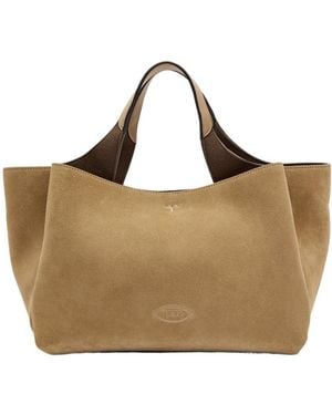 Tod's Logo Handbag - Brown