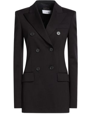 Sportmax Double-Breasted Blazer-Style Coat - Black