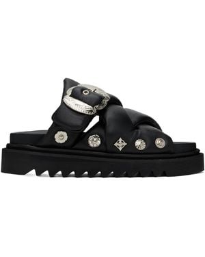 Toga Virilis Open-Toe Sandals - Black