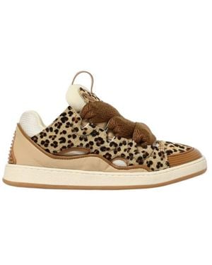 Lanvin Lace-Up Sneakers - Natural