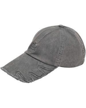 adidas Originals By Avavav Distressed Baseball Cap - Grey