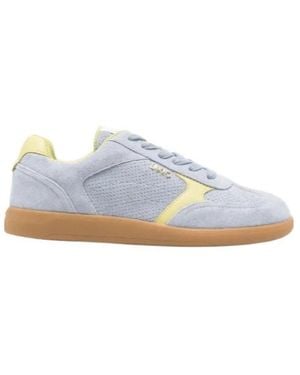 Liu Jo Connor Perforated Leather Sneakers - Blue