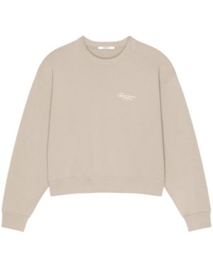 Givenchy Stamp Printed Crewneck Sweatshirt - Natural