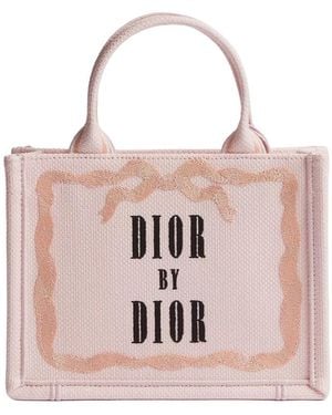 Dior Mini Book Tote With Strap - Pink