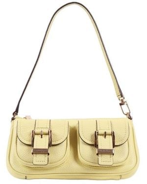 Michael Kors Michael Zoe Small Pebbled Pochette Bag - Metallic