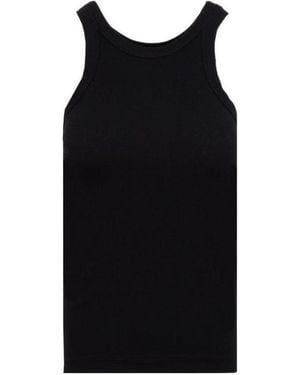 TOTEME Totême Espera Ribbed Tank Top - Black