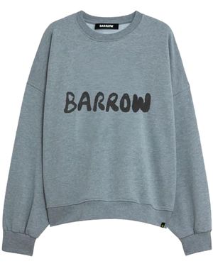 Barrow Logo-Print Sweatshirt - Blue