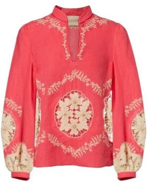 Valentino Embroidered Linen Shirt
