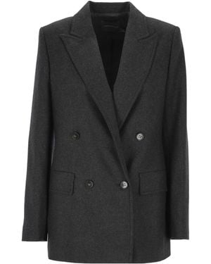 Lorena Antoniazzi Long-Sleeve Blazer - Black