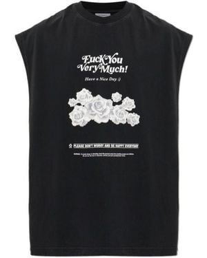 Vetements Crew-Neck T-Shirt - Black