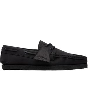 Clarks Godney Boat Shoes - Black