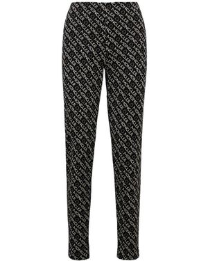 Moncler Logo Print Leggings - Black