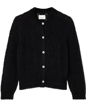 Doen Long-Sleeved Cardigan - Black