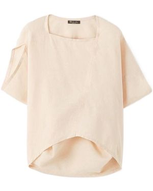 Loro Piana Asymmetrical Shirt - Natural