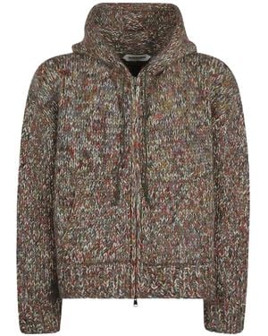NAMACHEKO Maurius Zip-Up Hoodie - Brown