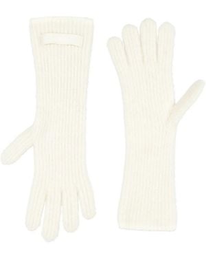 Jacquemus Simple Knitted Gloves - White